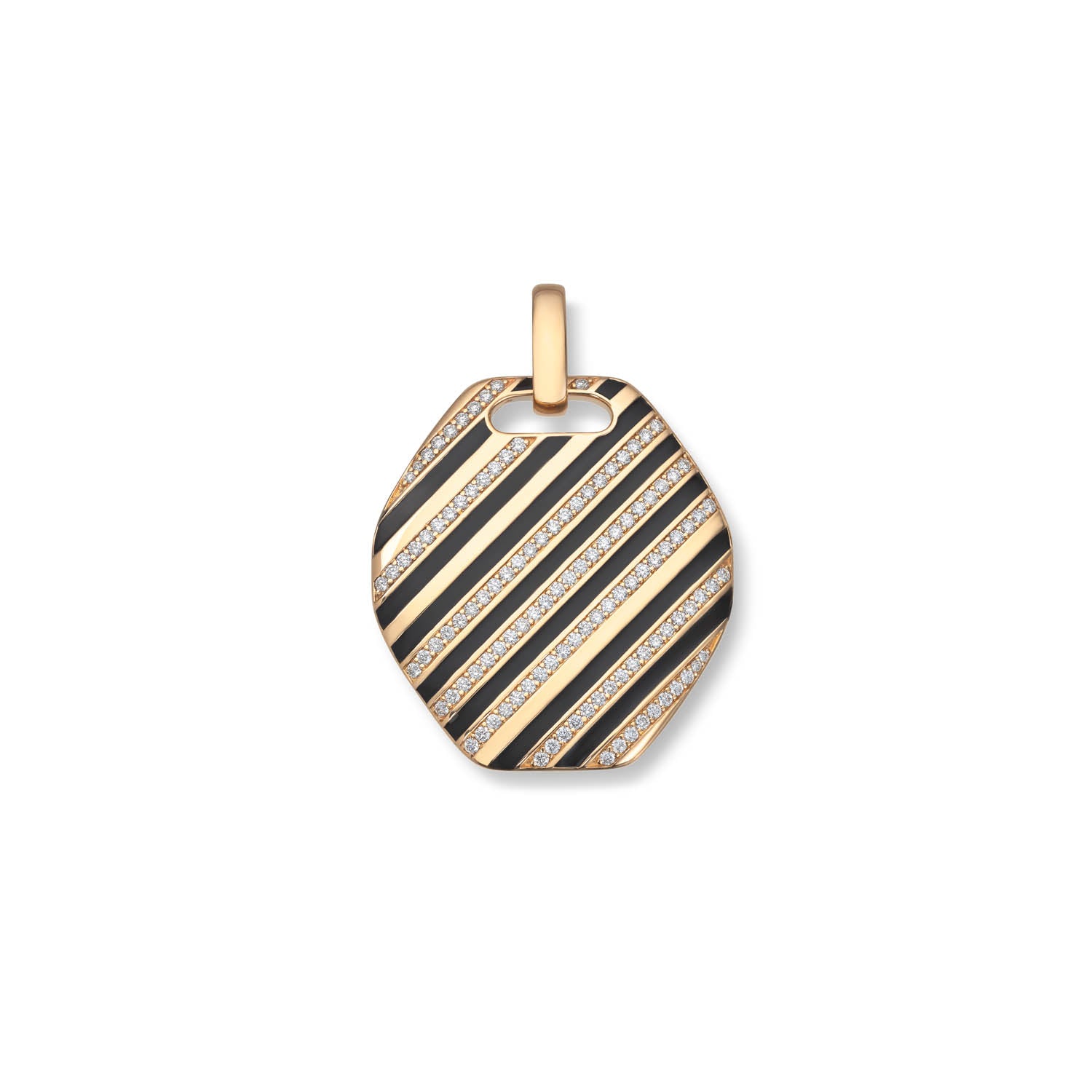 The chevron gold grande medallion