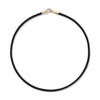 The black cord necklace gold