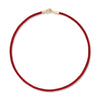 The red cord necklace gold