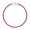 The red cord necklace silver