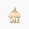The gold petite drop pendant