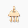 The gold petite drop pendant
