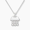 The silver petite bell pendant