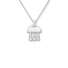 The silver petite bell pendant