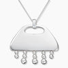 The silver grand bell pendant