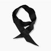 The black grande silk scarf