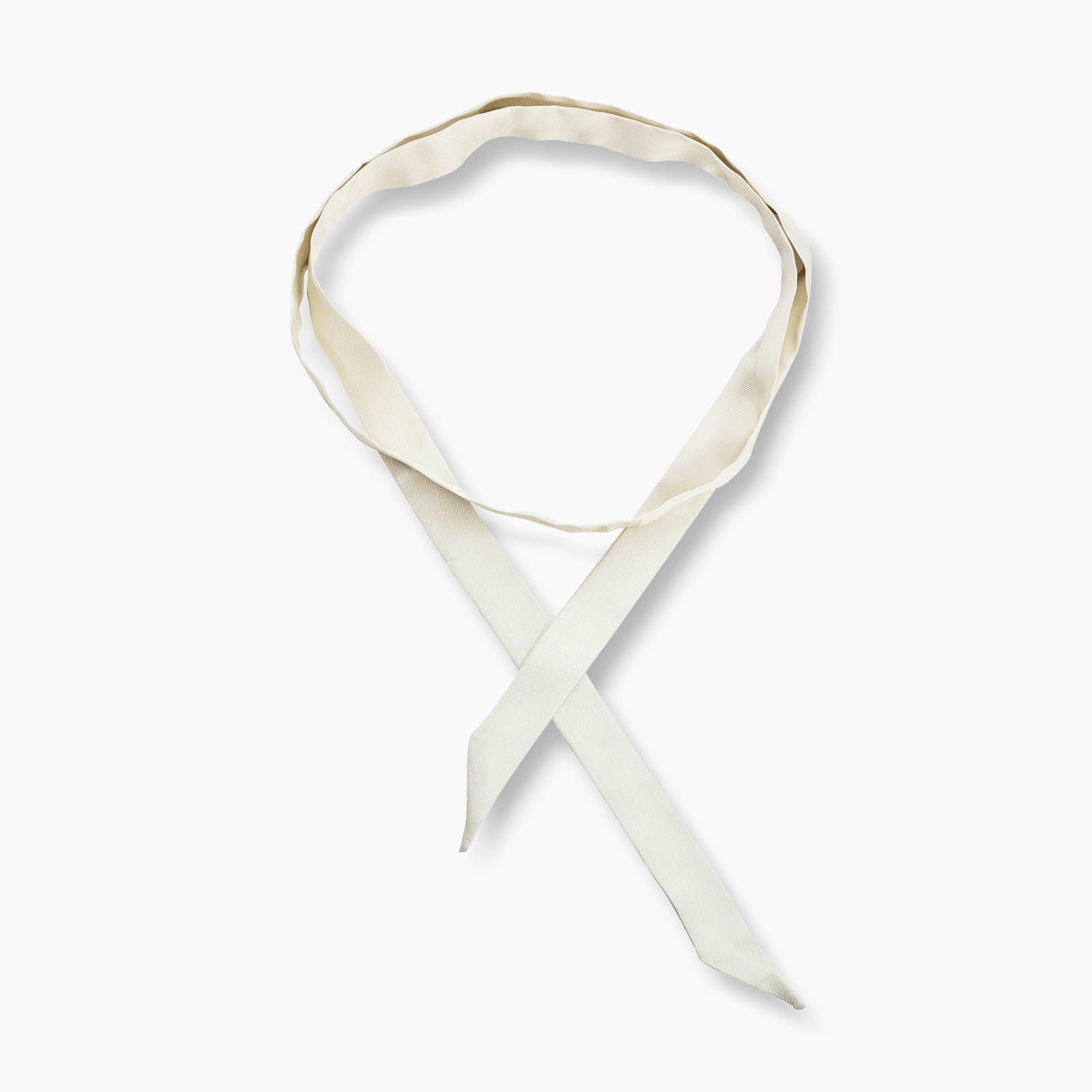 The ivory petite silk scarf