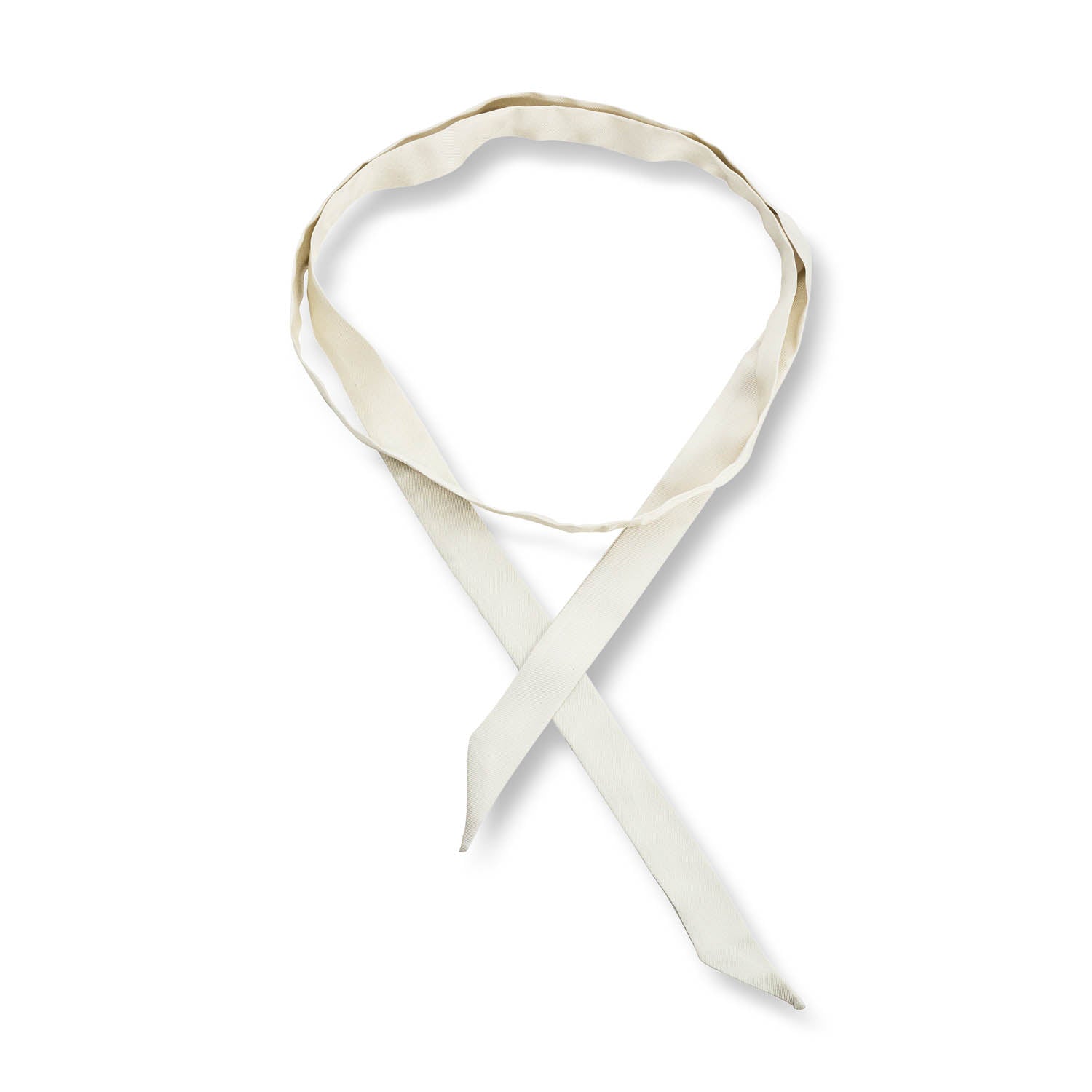 The ivory petite silk scarf