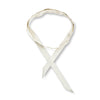 The ivory petite silk scarf