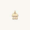 The gold petite drop pendant