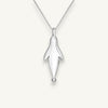 The silver penguin pendant